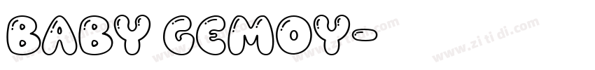 Baby Gemoy字体转换
